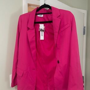 Workshop Republic Clothing Pink Blazer